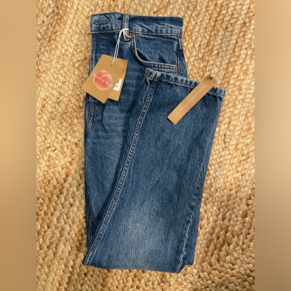 Reformation High Rise Jeans in Deep Indigo